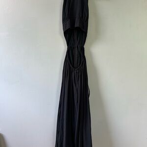 By Together Black Halter Midi Gown